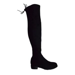 Kaitlyn Pan Black Over The Knee Boots